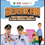 Gembira Bersekolah, Gerakan Ayah Mengantar Anak di Hari Pertama Sekolah